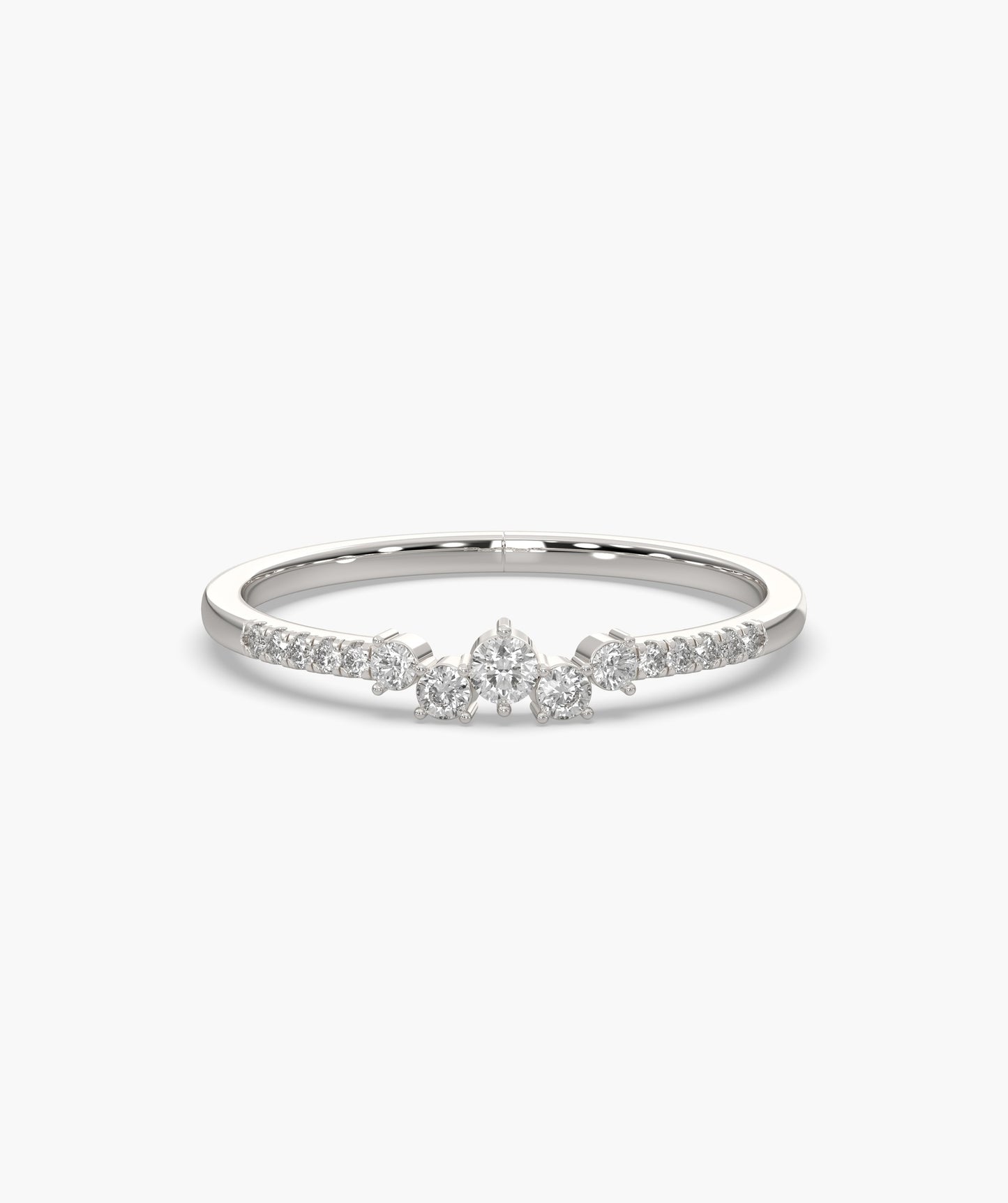 Tapered Diamond Band