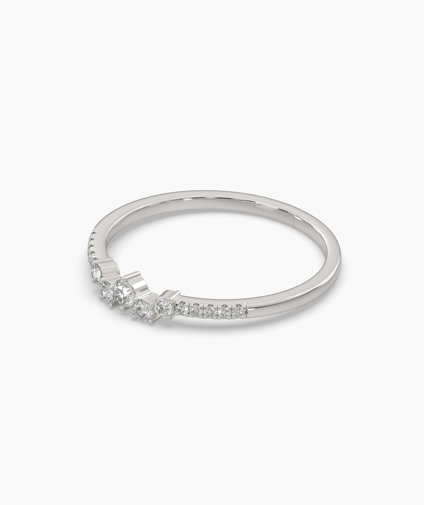 Tapered Diamond Band