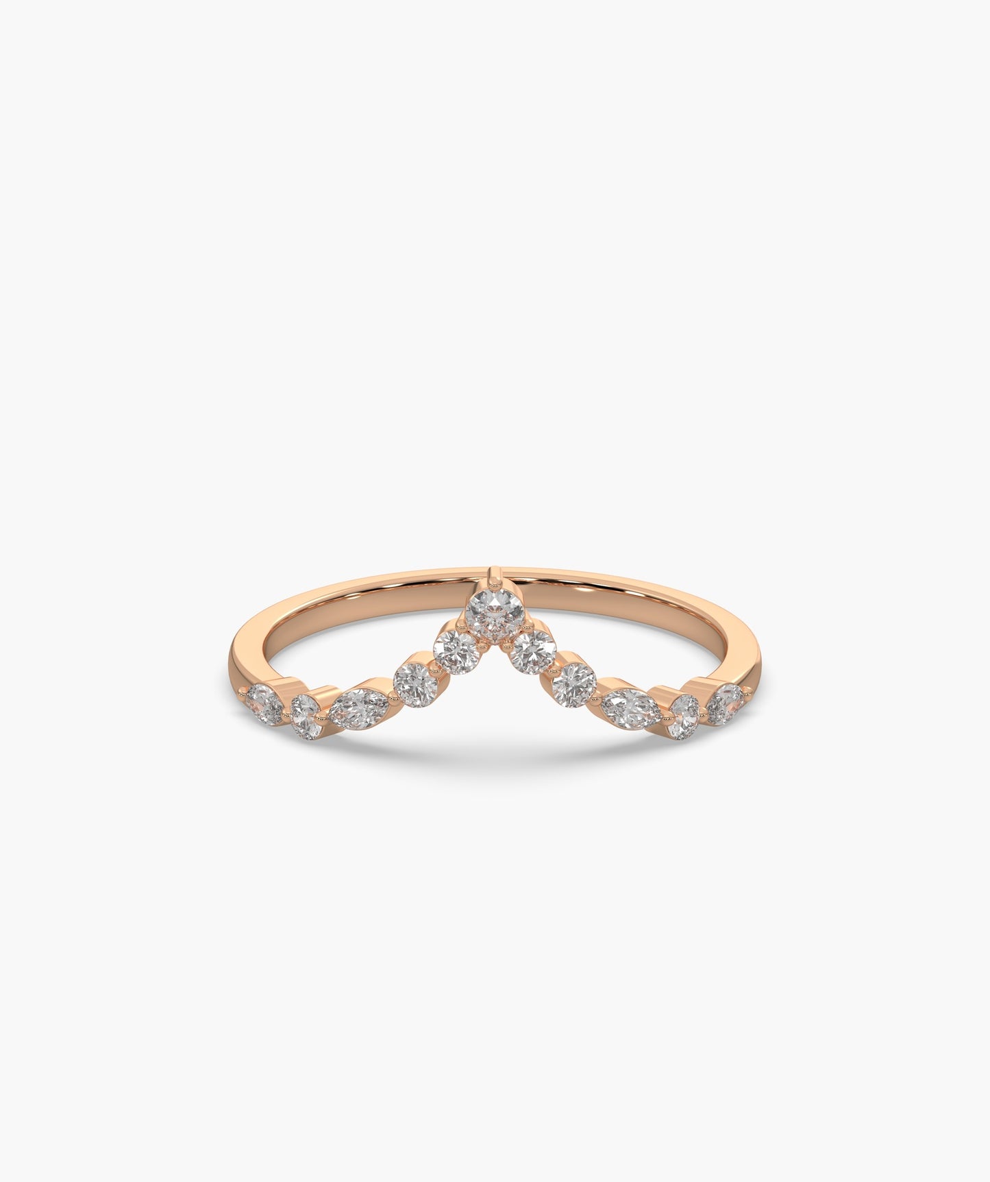 Luminous Crown 14K Gold Ring