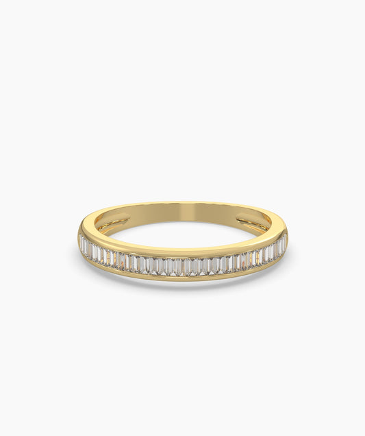 Baguette Diamond Channel-Set Band