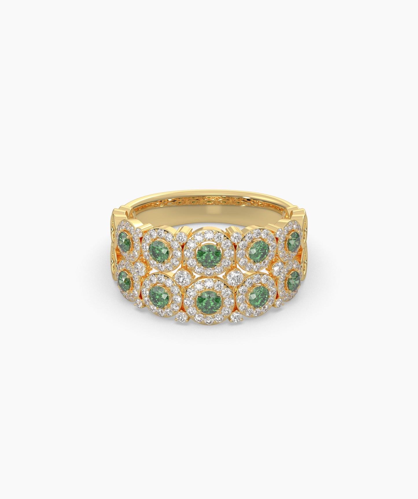 Majestic Bloom 14K Gold Ring