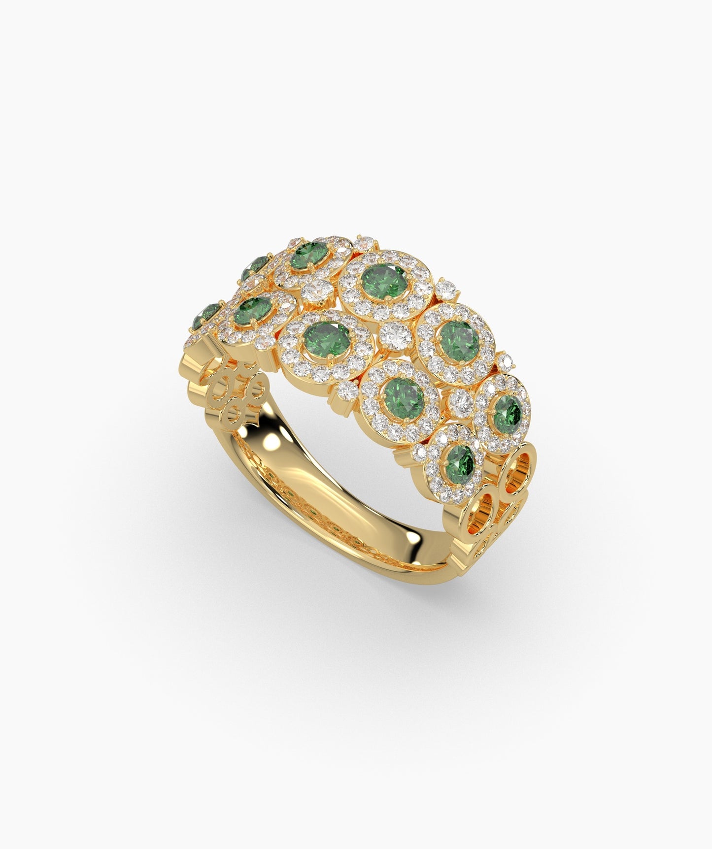 Majestic Bloom 14K Gold Ring