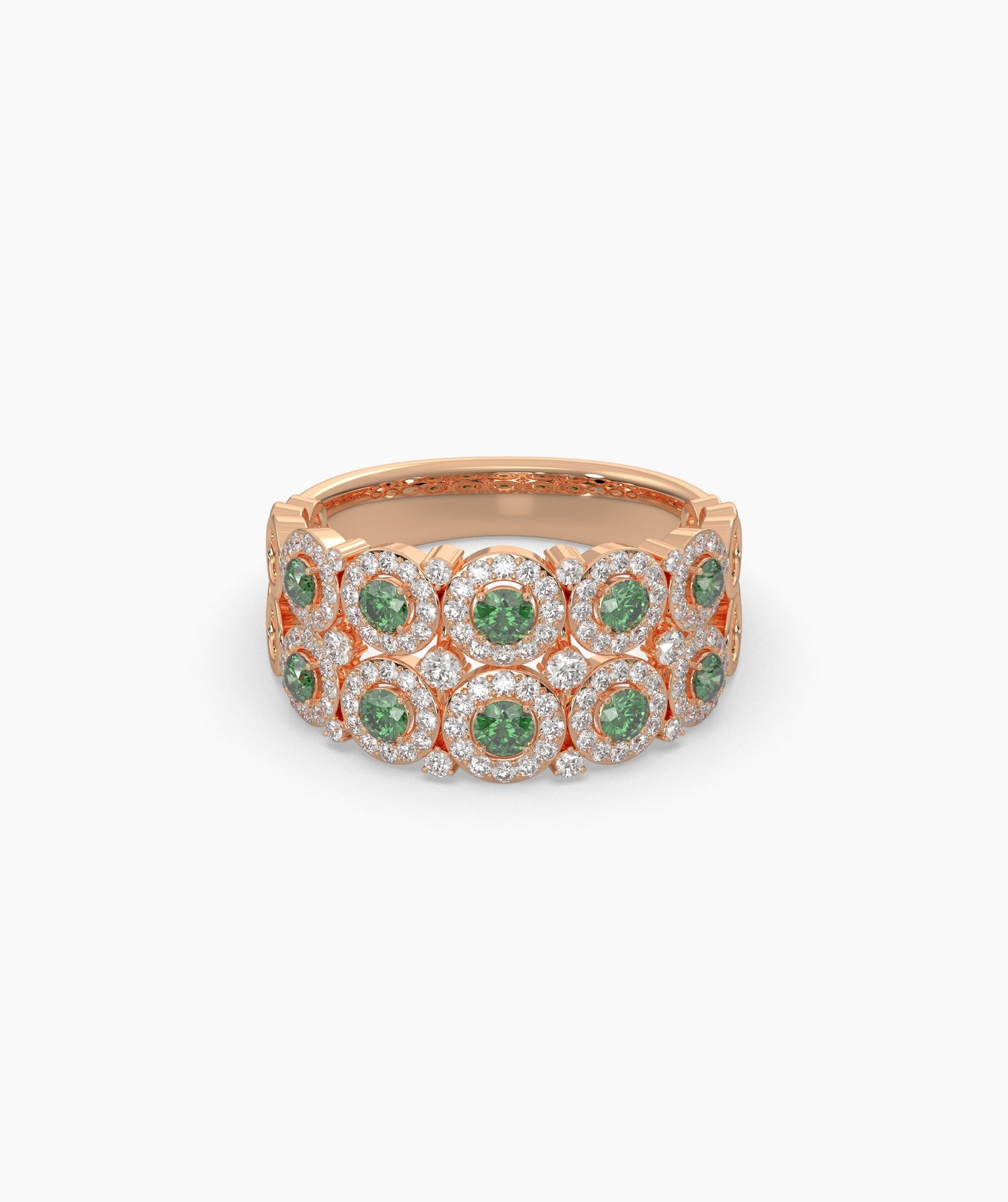 Majestic Bloom 14K Gold Ring