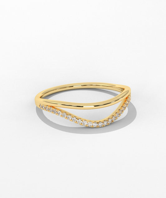 Wave of Light Diamond Band