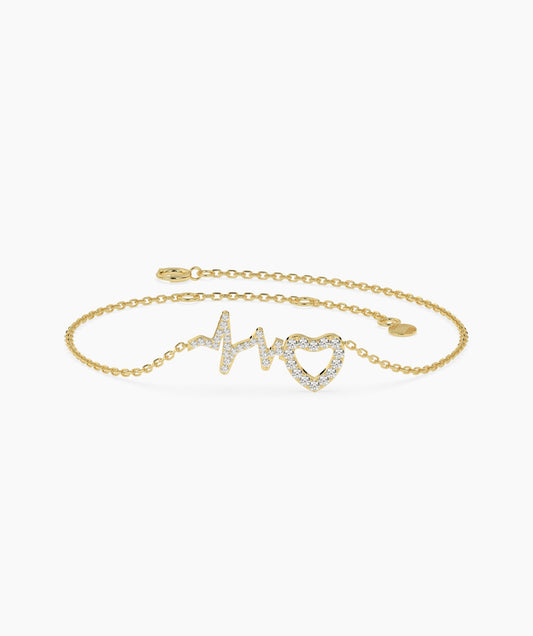 Heart Diamond Bracelet