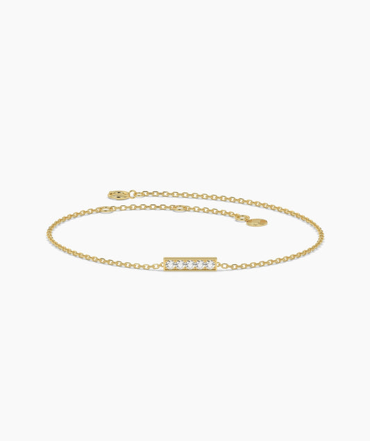Diamond Bar Bracelet