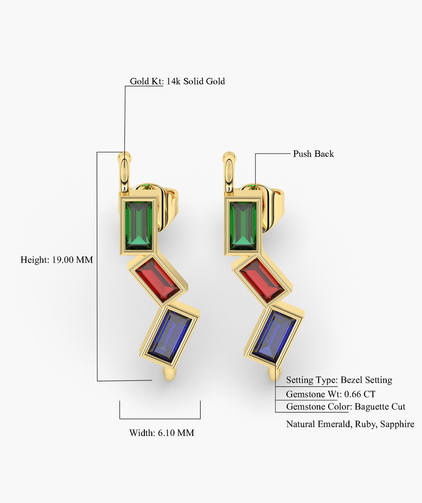 Modern Mosaic Fancy Earrings