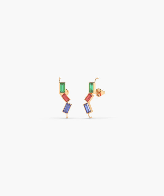 Modern Mosaic Fancy Earrings