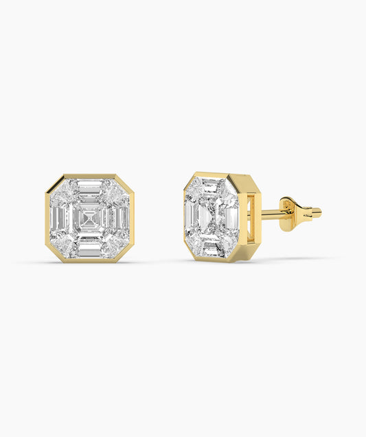 Geometric Spark Earrings