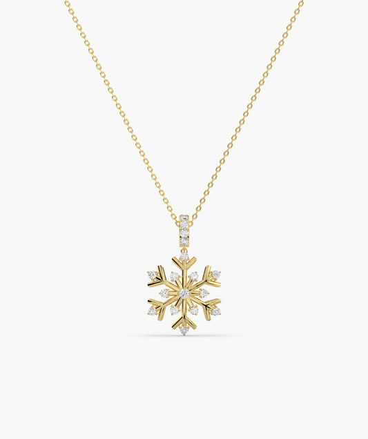 Celestial Snow Diamond Necklace
