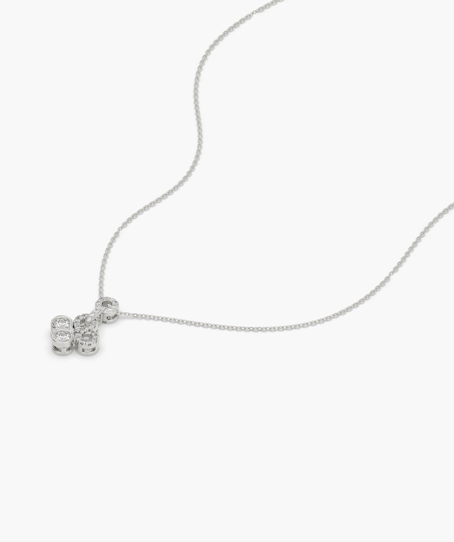 Infinite Circles Diamond Pendant