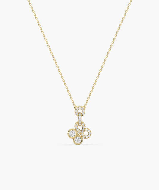 Infinite Circles Diamond Pendant