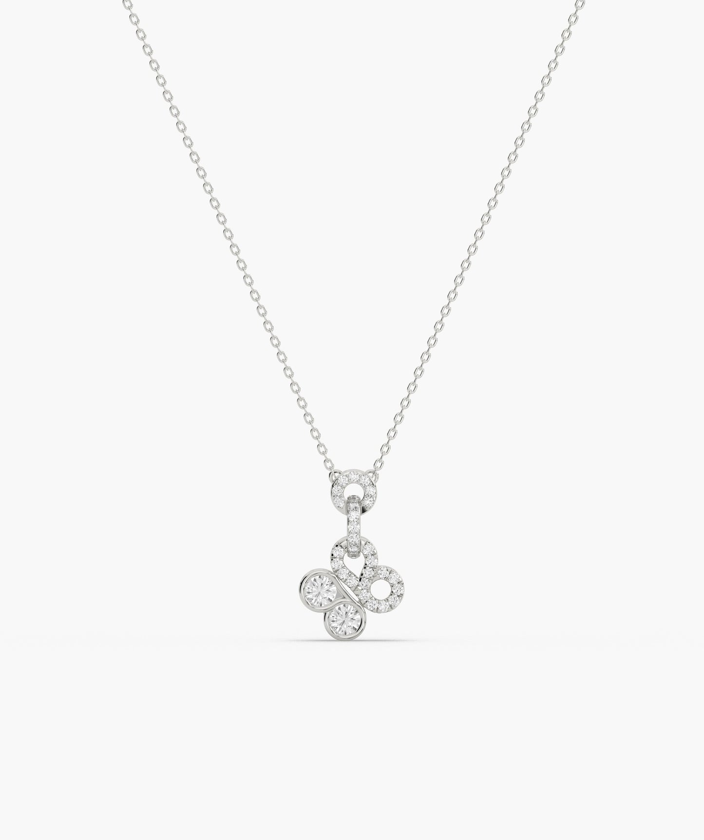 Infinite Circles Diamond Pendant