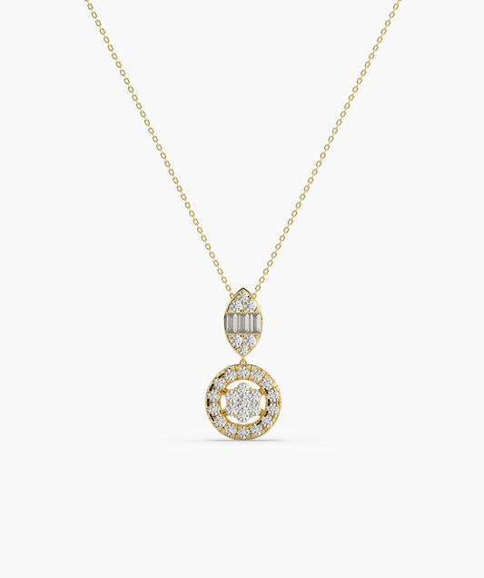 Modern Elegance Diamond Pendant