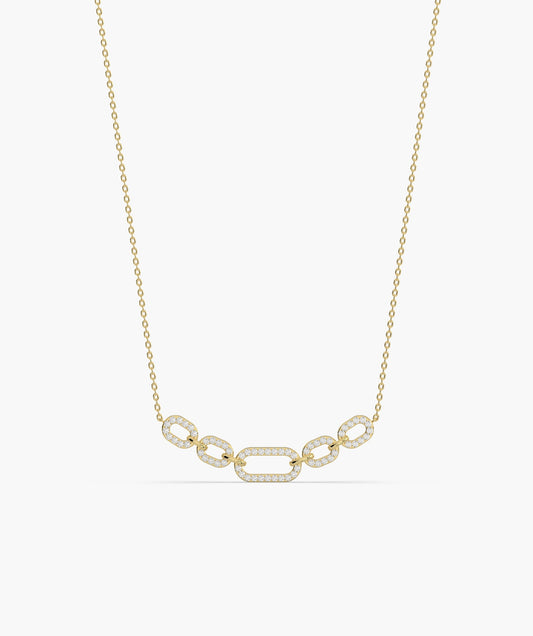 Elegance Diamond-Linked Necklace