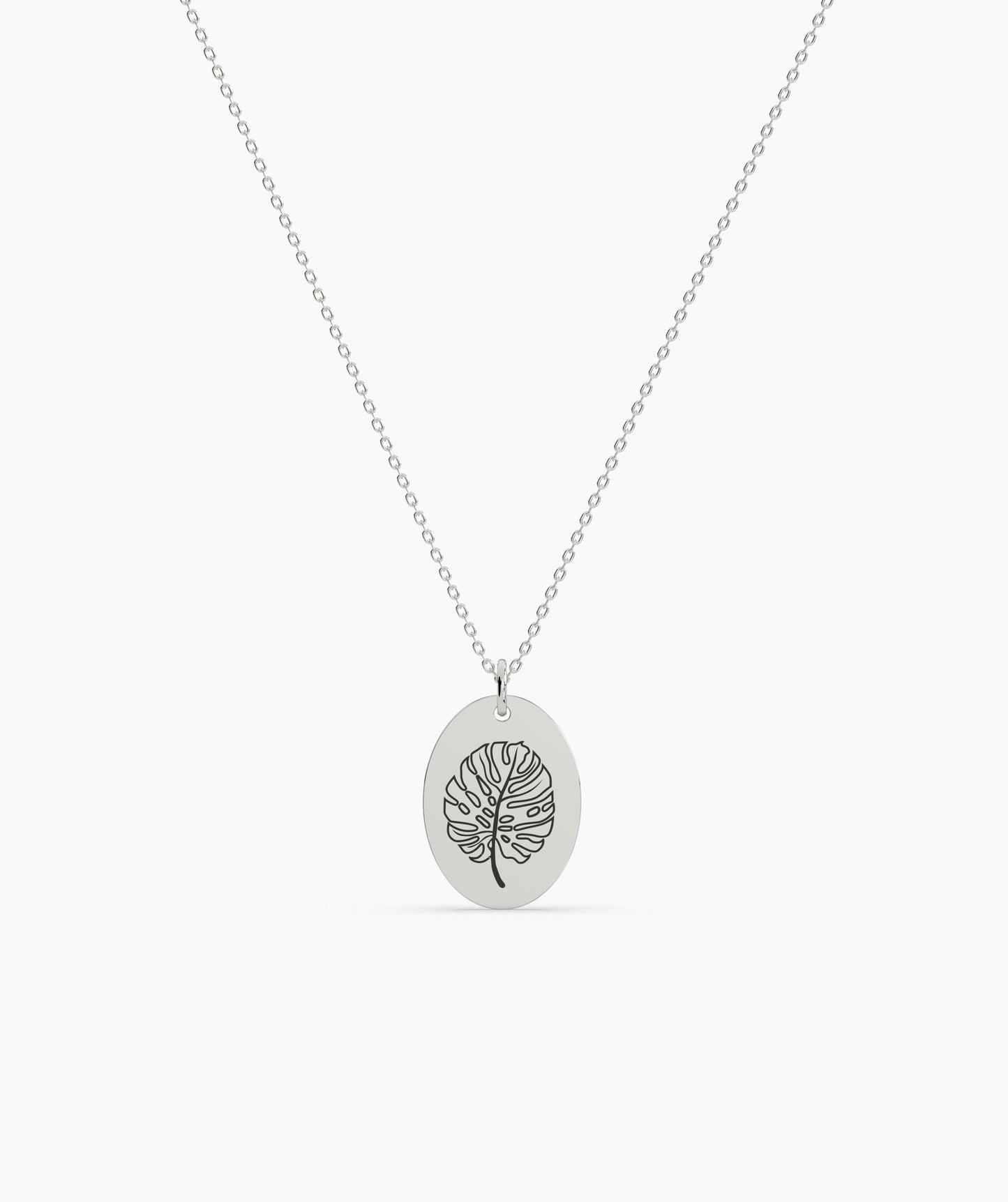 Tropical Monstera Leaf Pendant
