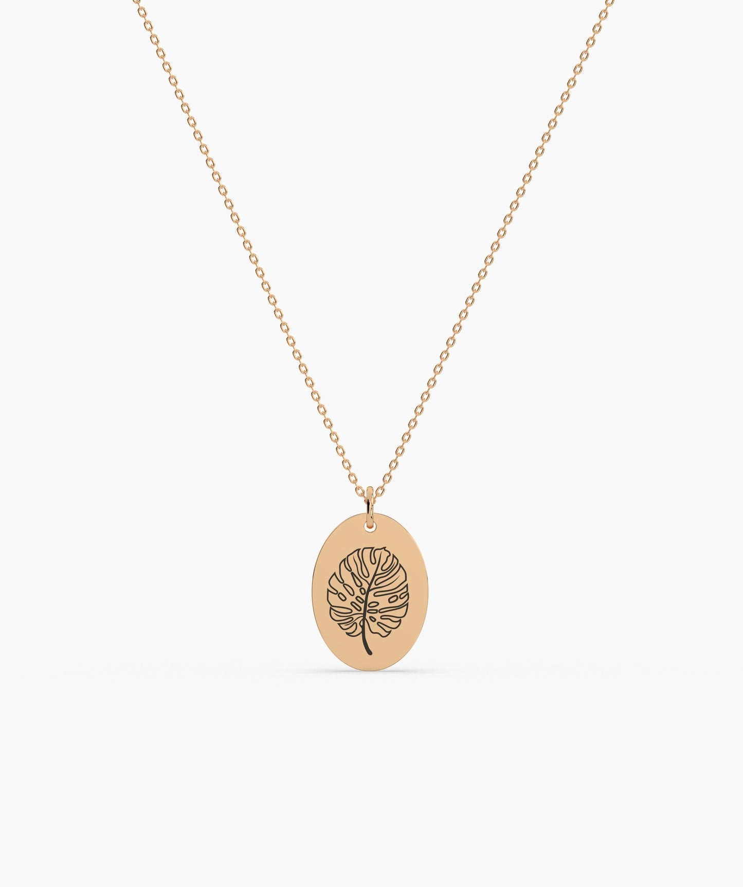 Tropical Monstera Leaf Pendant