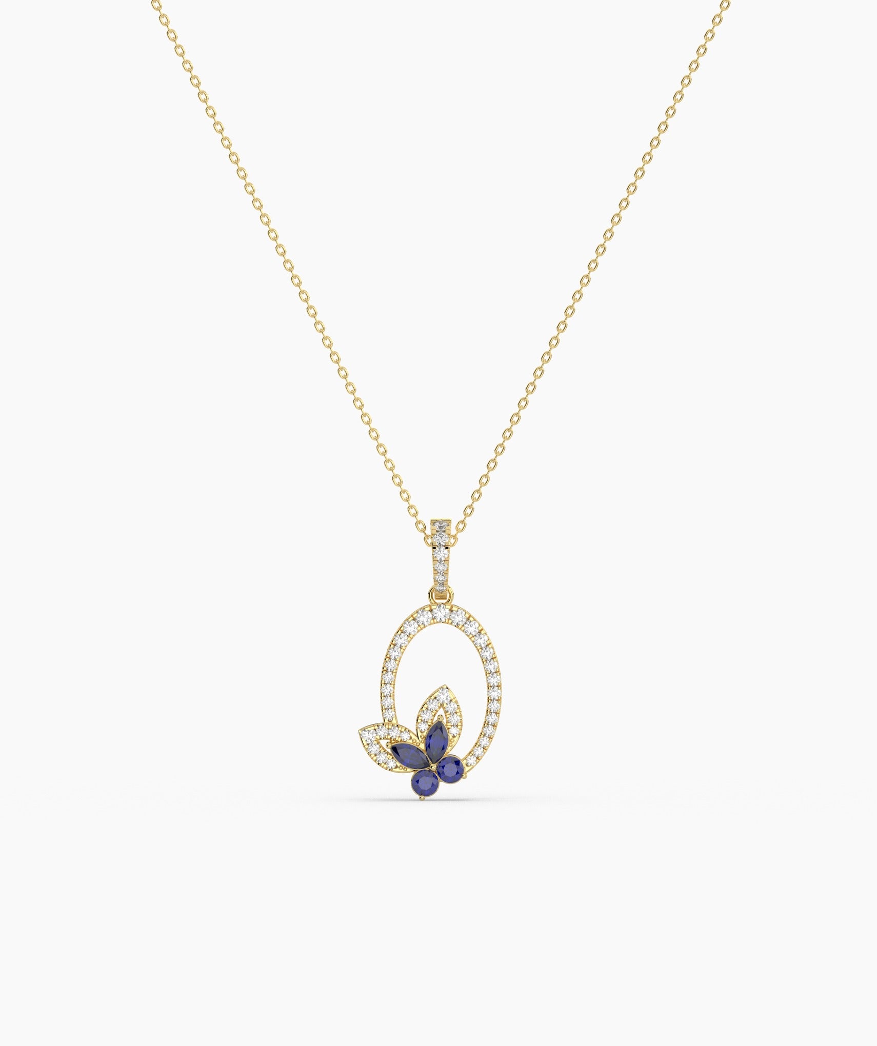Sapphires necklace