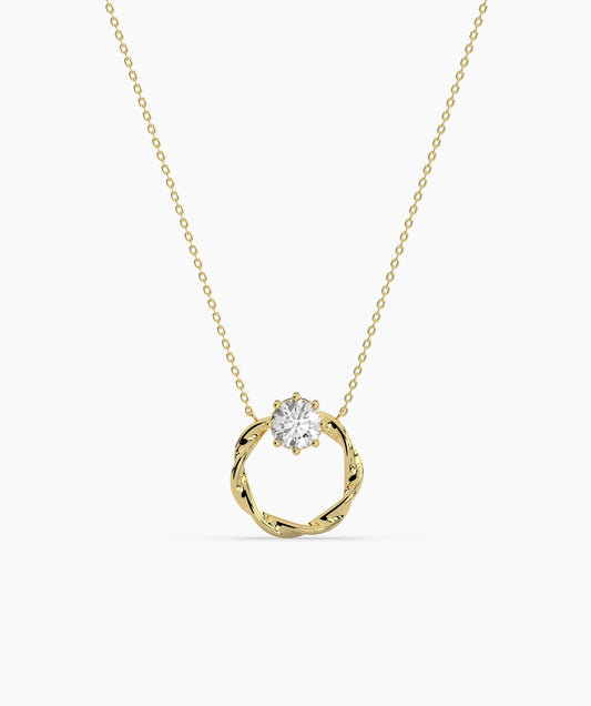Spiral Radiance Necklace