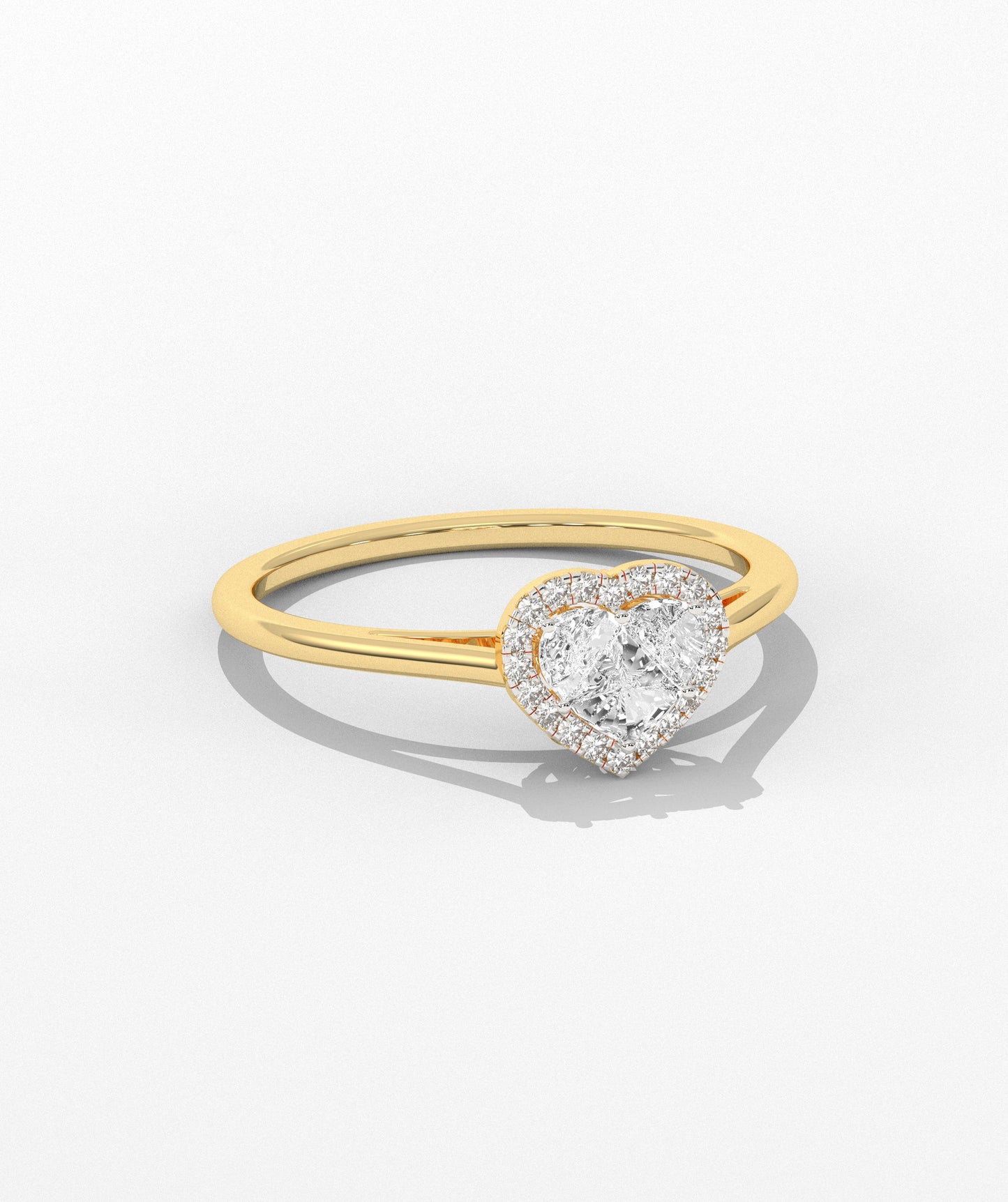 Love’s Glow 14K Gold Heart Ring