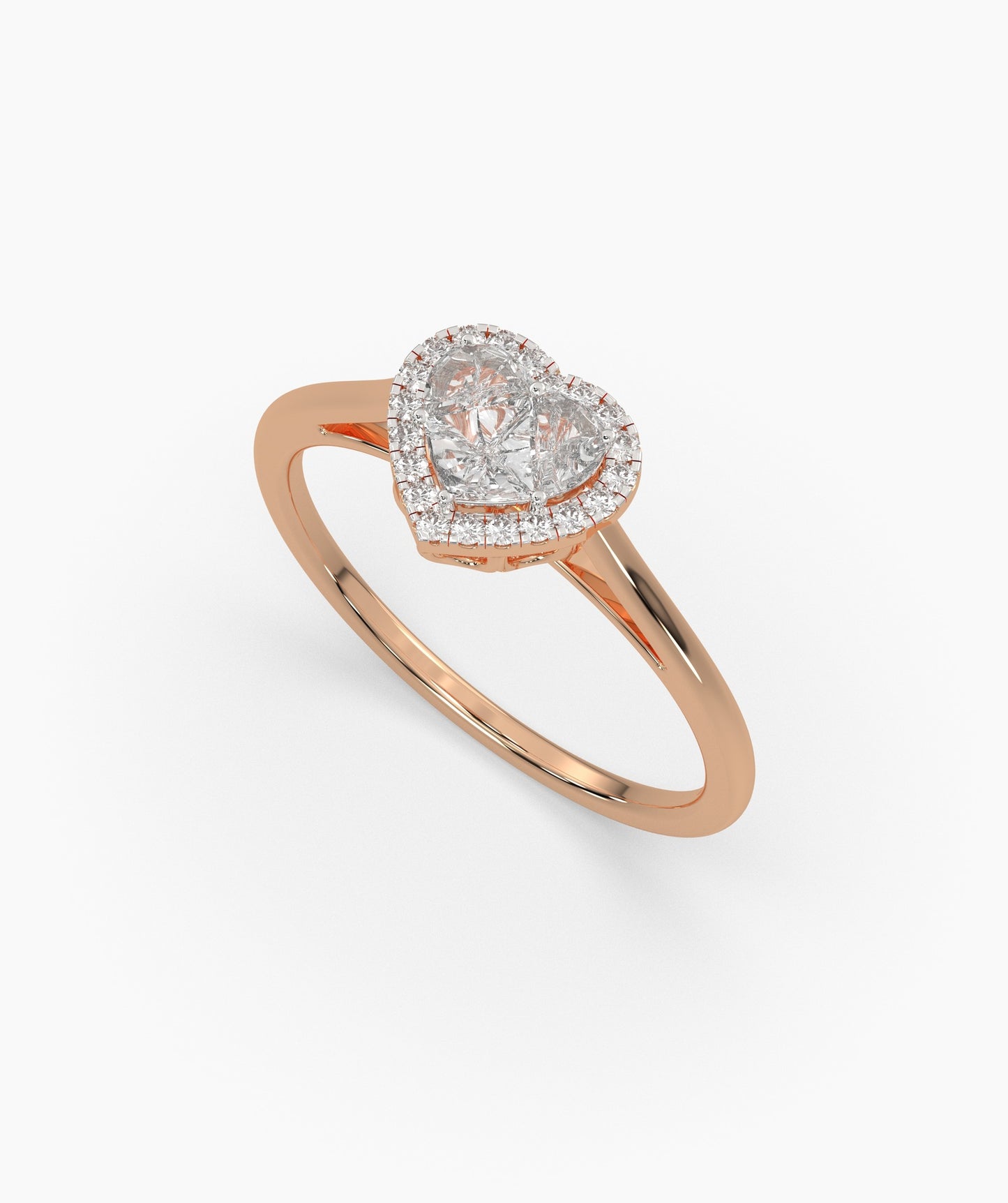 Love’s Glow 14K Gold Heart Ring