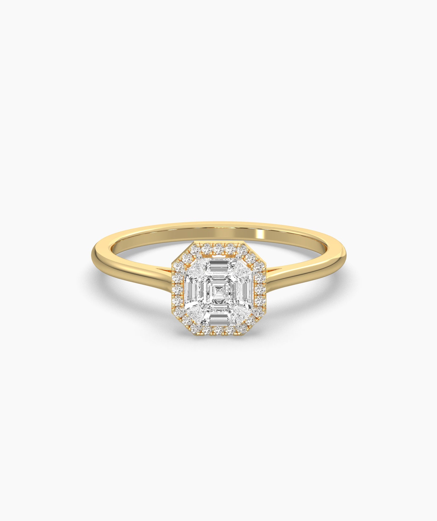 Modern Classi Diamond Ring