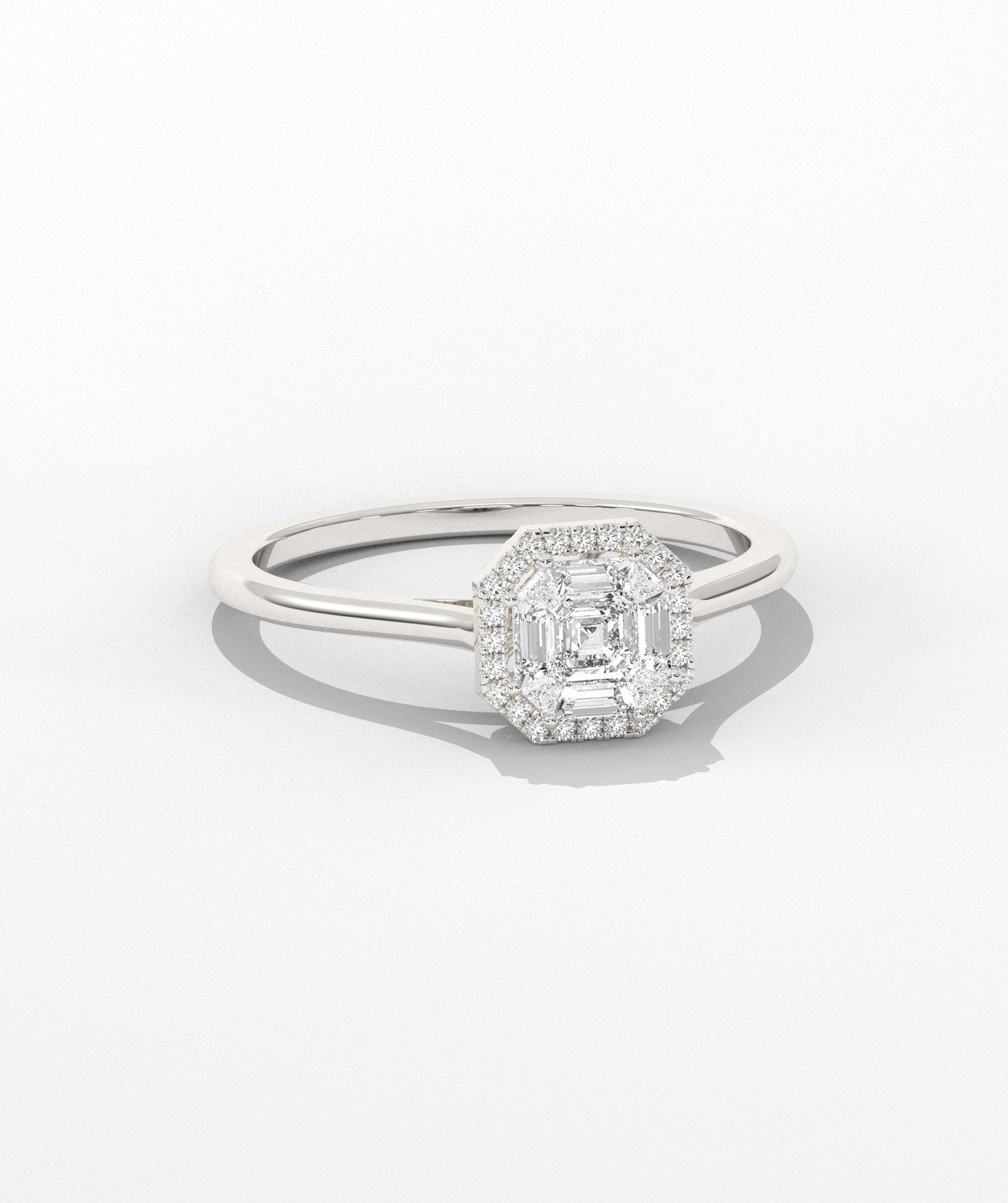 Modern Classi Diamond Ring