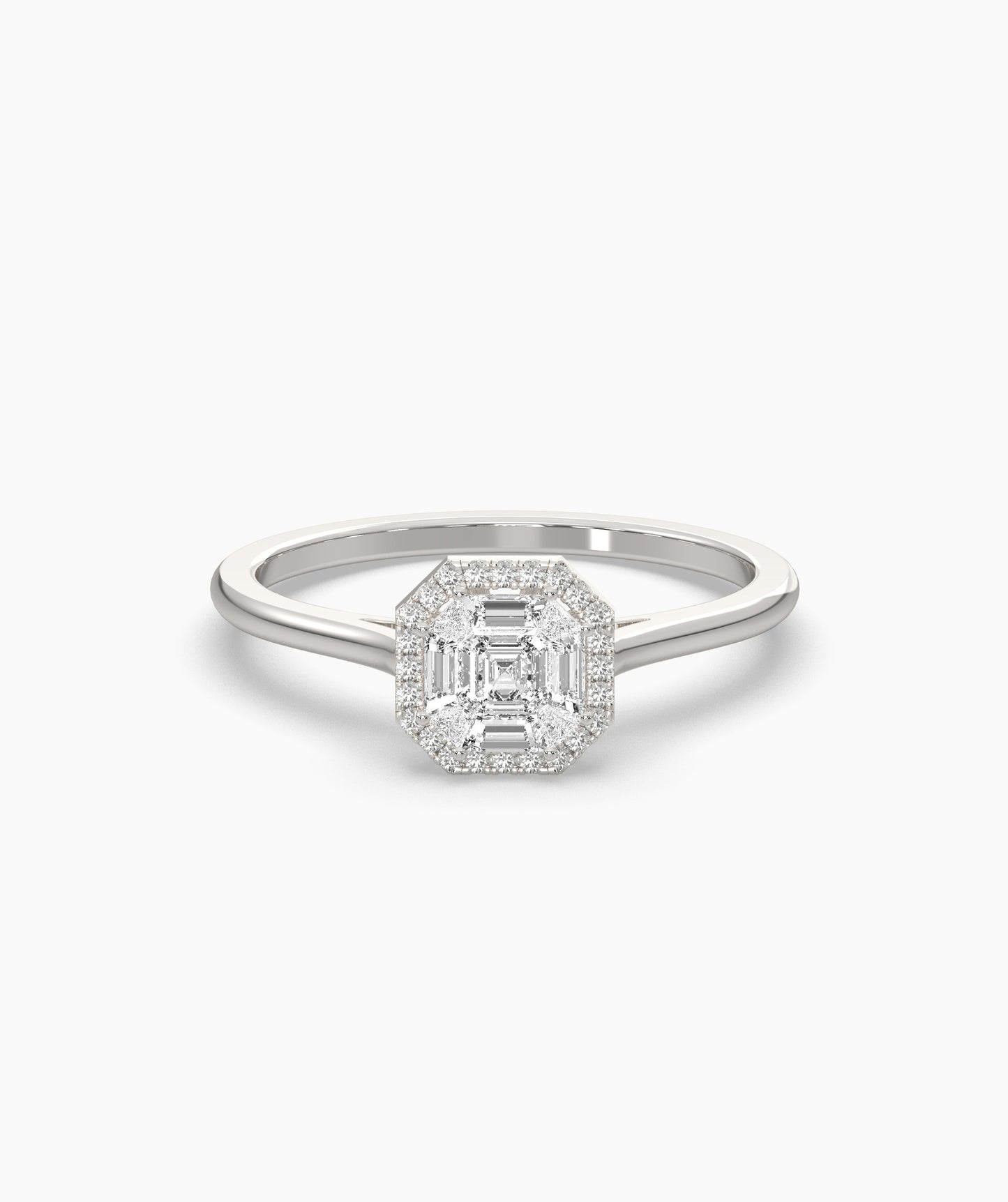 Modern Classi Diamond Ring