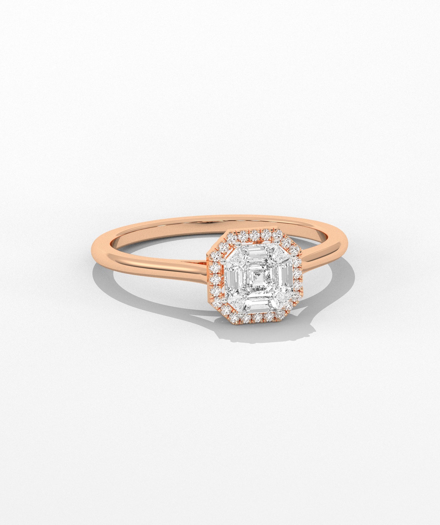 Modern Classi Diamond Ring