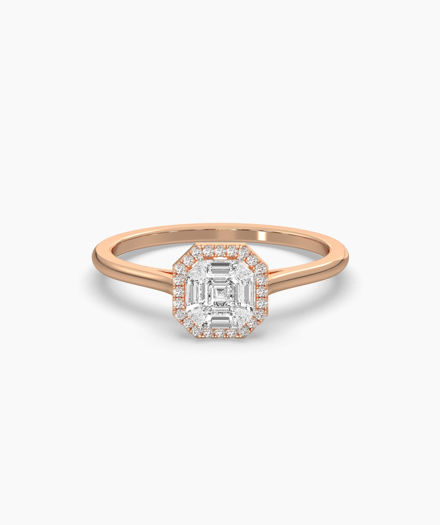 Modern Classi Diamond Ring
