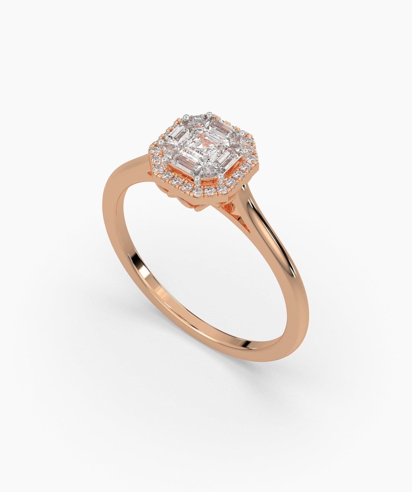 Modern Classi Diamond Ring
