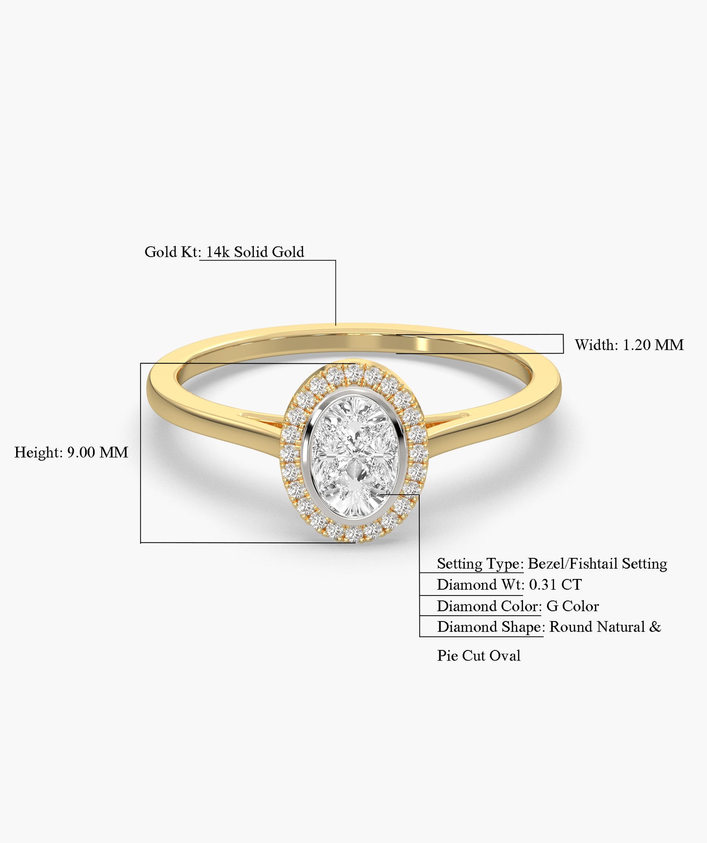 Oval Diamond Ring