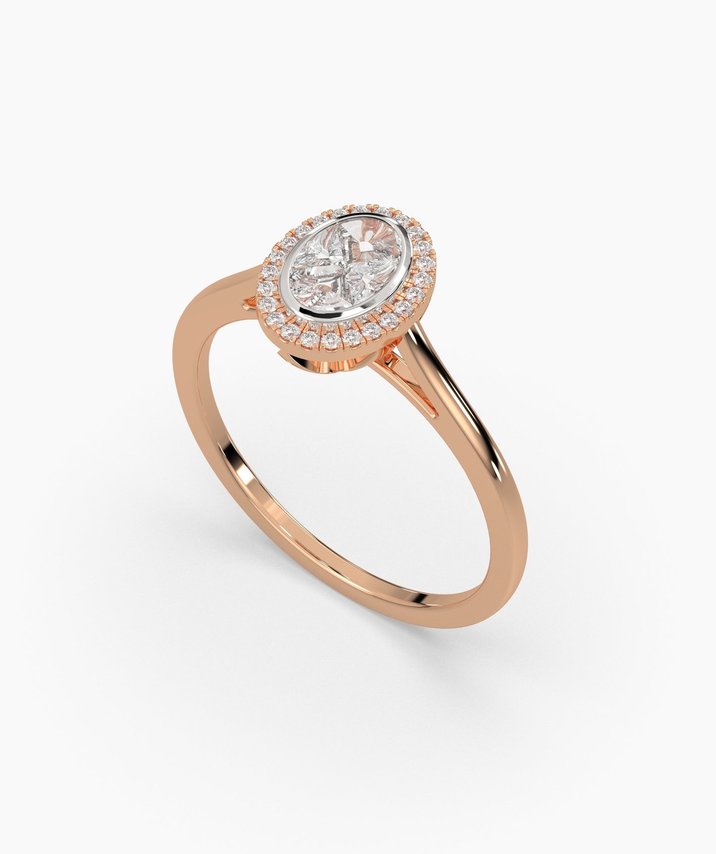 Oval Diamond Ring