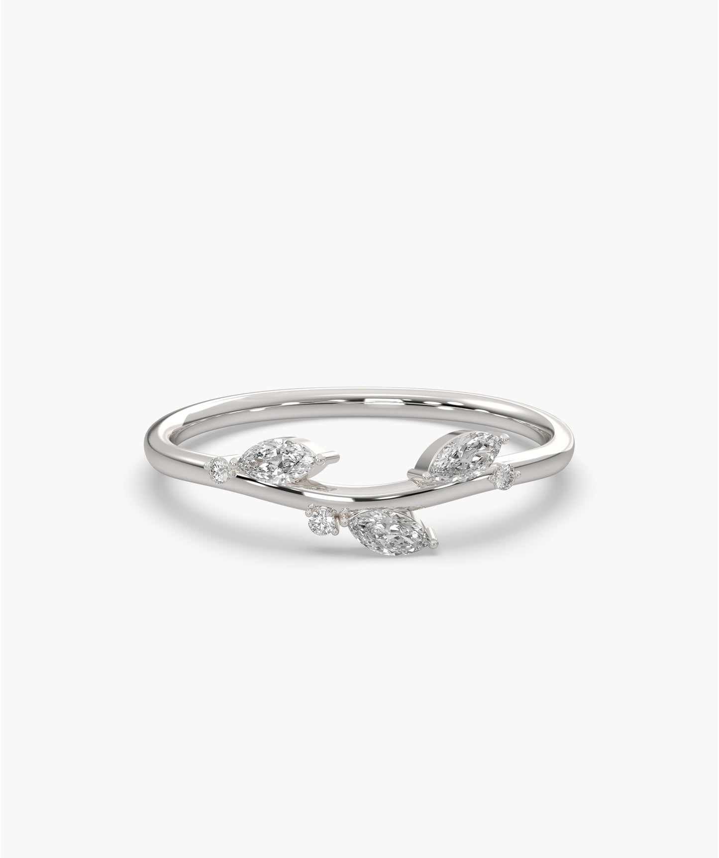 Marquise Diamond Vine Ring