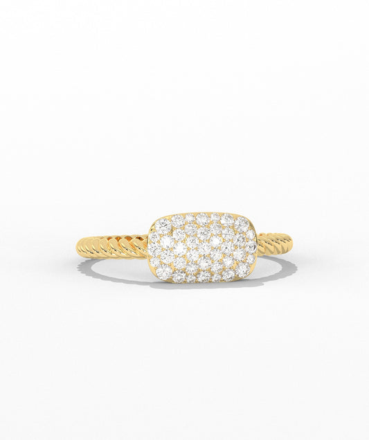 Diamond Pavé Statement Ring