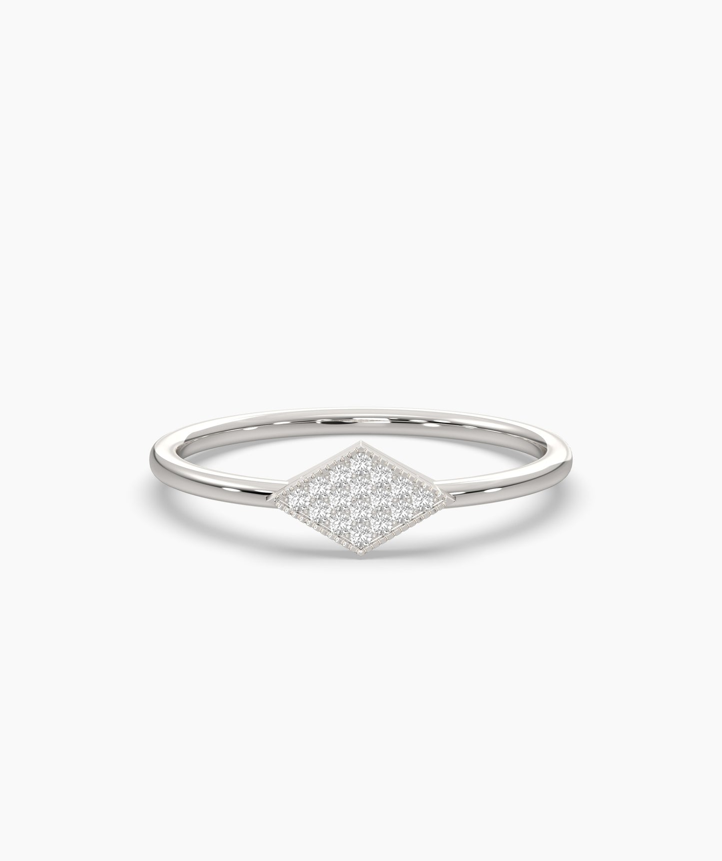 Geometric Diamond Ring