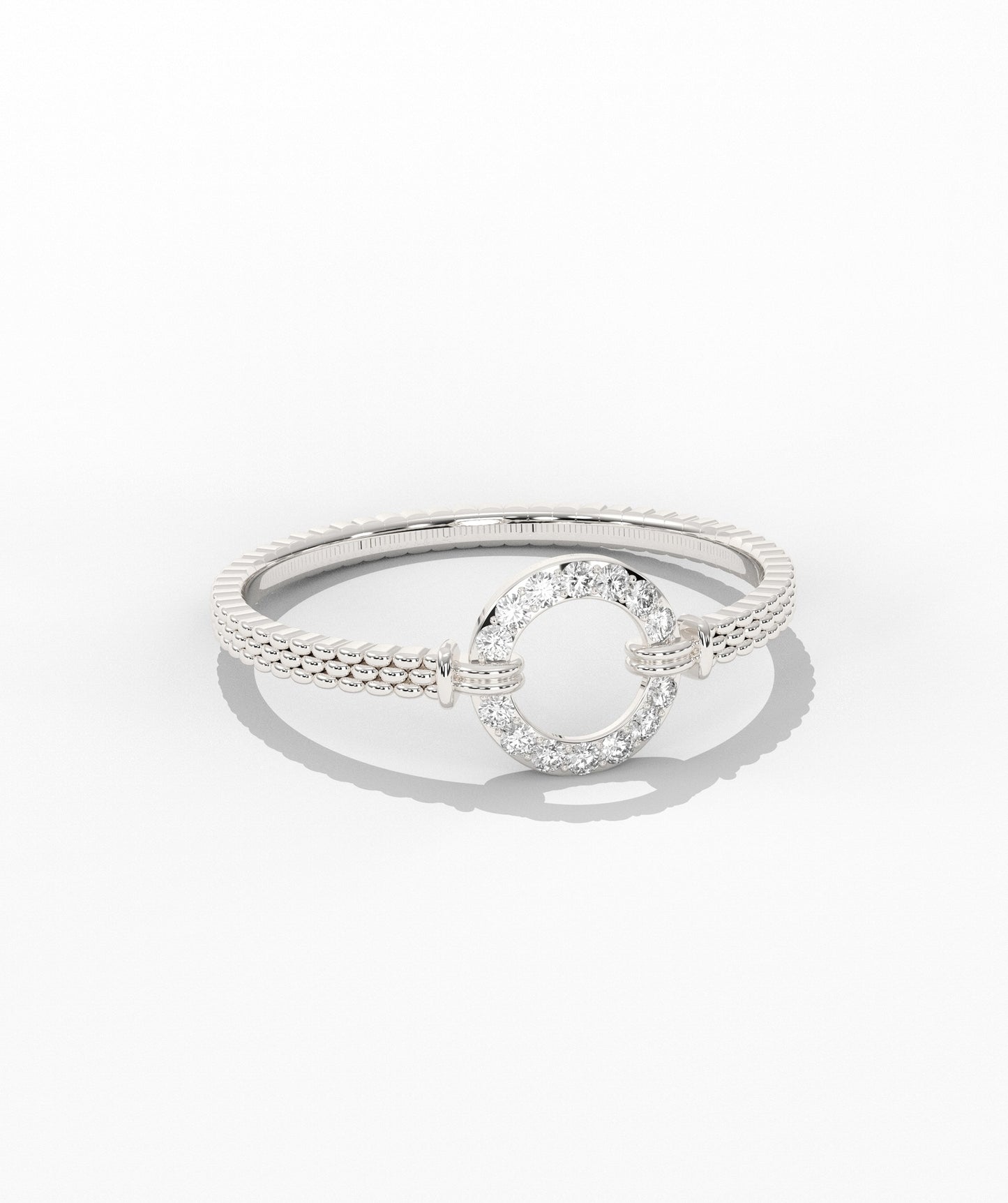 14K Gold Circle Ring