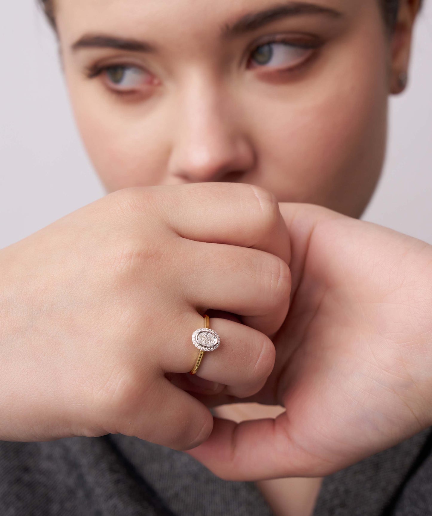 Oval Diamond Ring