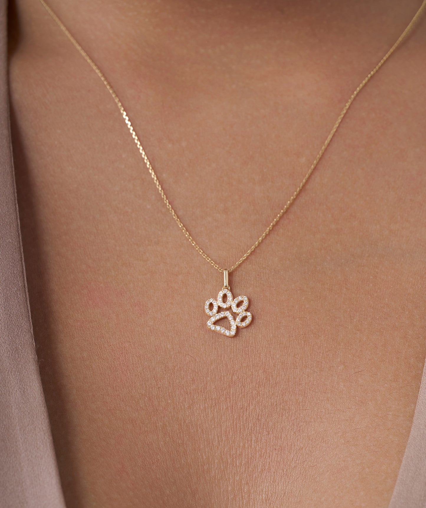 Golden Paw Perfection Necklace