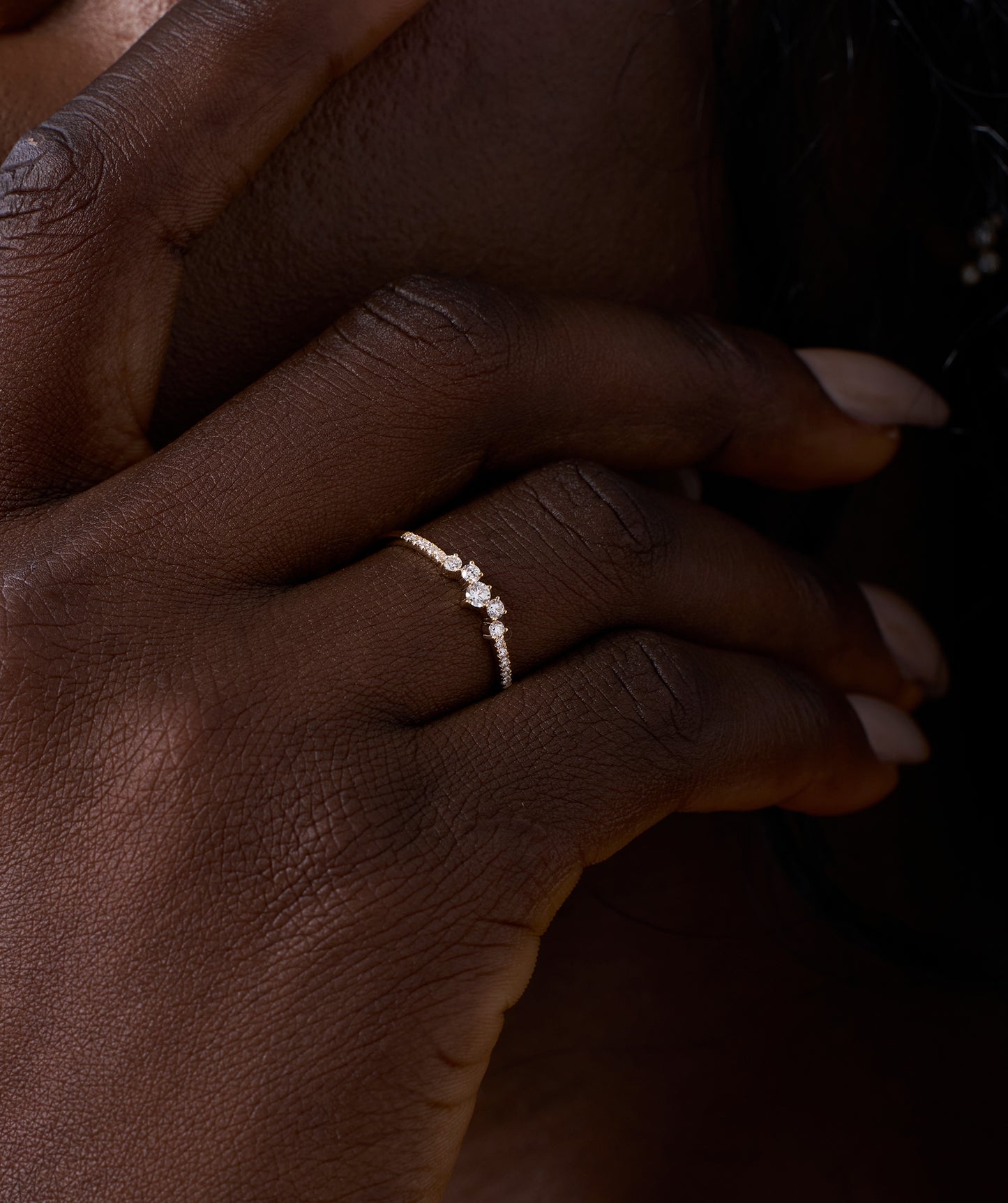 Tapered Diamond Band
