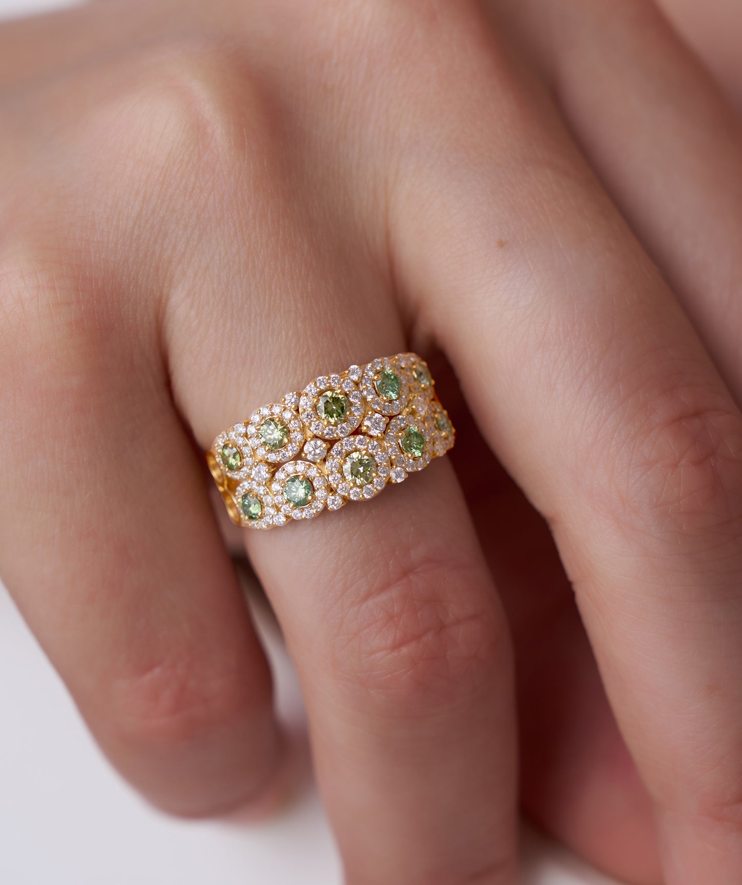 Majestic Bloom 14K Gold Ring