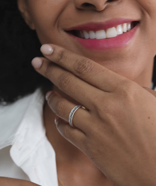 Multi-Row Diamond Band