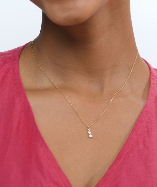Twinkling Twirl Swirl Pendant