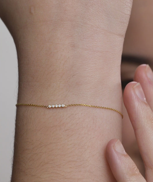 Minimalist Diamond Bracelet