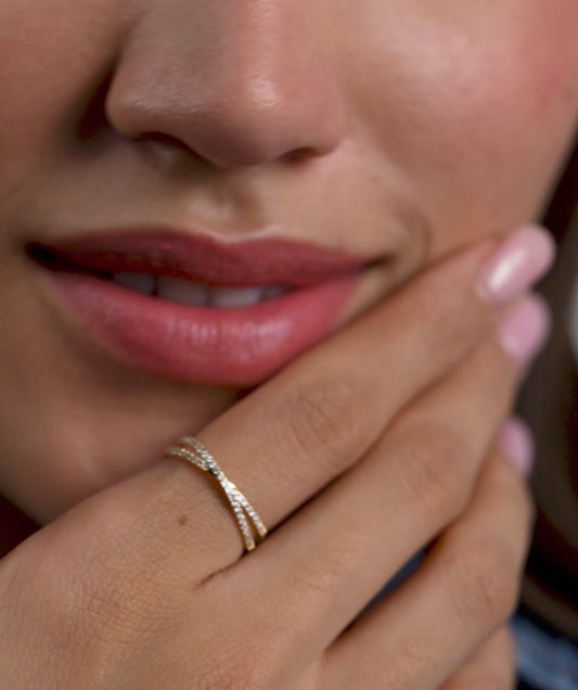Cross Wedding Band