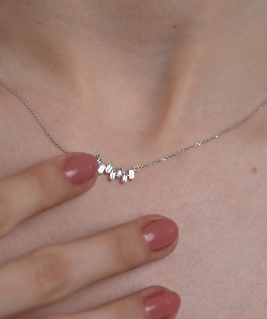 Modernity Linear Diamond Necklace