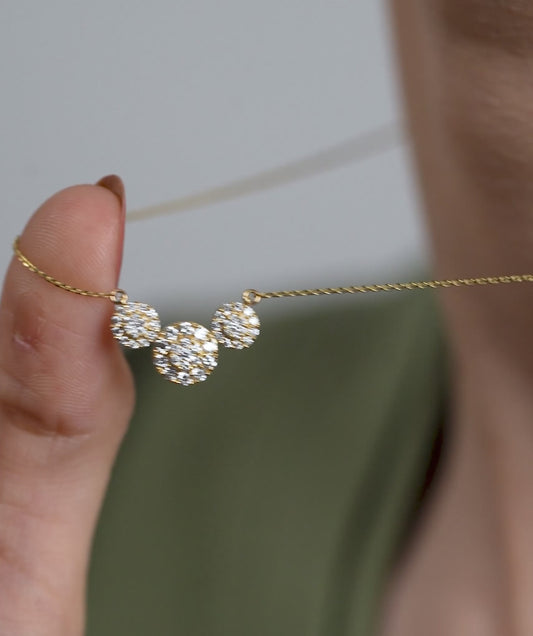 Harmony Circles Diamond Necklace