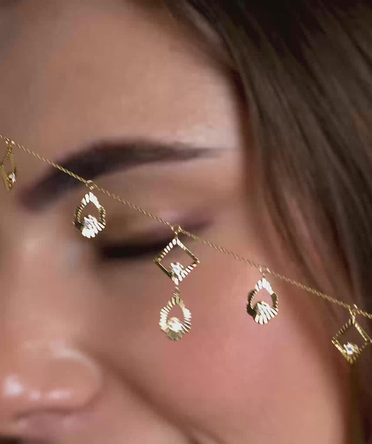 Geometric Diamond Jewelry Set