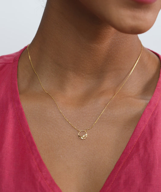 Leaf-Adorned Necklace
