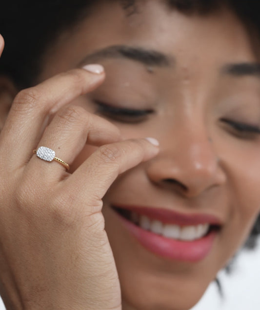 Diamond Pavé Statement Ring